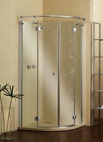 Elite Semicircular frameless shower enclosure by PDPlan